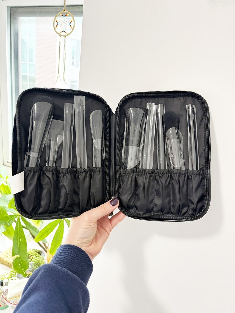 NEW Elf 12 Makeup Brush Set with Case